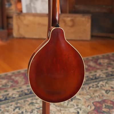 (Used) 1917 Vintage Gibson A-4 Cherry Sunburst Oval-Hole Teardrop A-Style Mandolin #1550 image 11