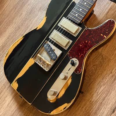 Big River “Liam” • Heavy Aged Black over Metallic Gold Top Nitro • R.Maple/Rosewood • Onamac Pick Ups image 4