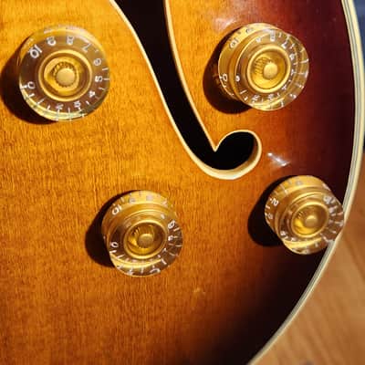 Vintage 1978 Ibanez 2635 Artist Archtop Semi-Hollow Sunburst w/ OHSC image 8