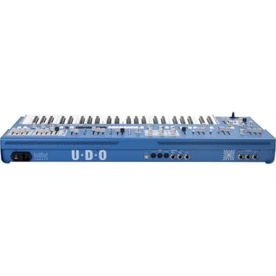 UDO Audio Super 6 12-Voice Polyphonic Keyboard Synthesizer - Blue RIBBON KIT image 3