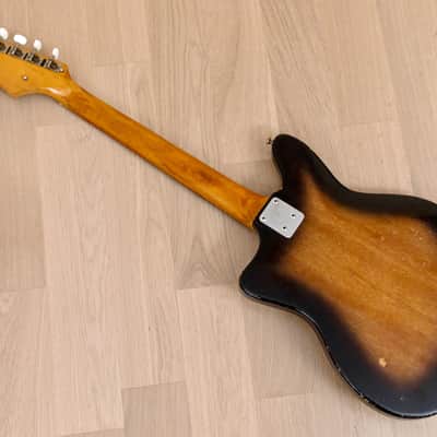 1960s Guyatone LG-100T Vintage 3 Pickup Electric Guitar Sunburst