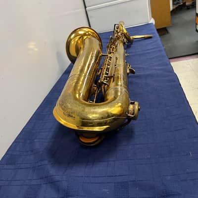 Vintage H. Couf Superba I Eb Pro Bari Baritone Sax Saxophone Made in Germany 1976 image 16