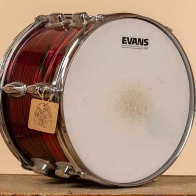 1970s Ludwig Standard Tom in Ruby Red Strata - 8x12 image 5