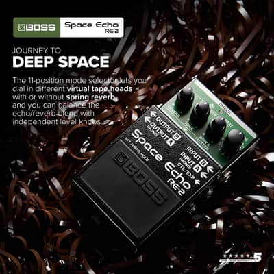 Boss RE-2 Space Echo Delay and Reverb Effects image 6