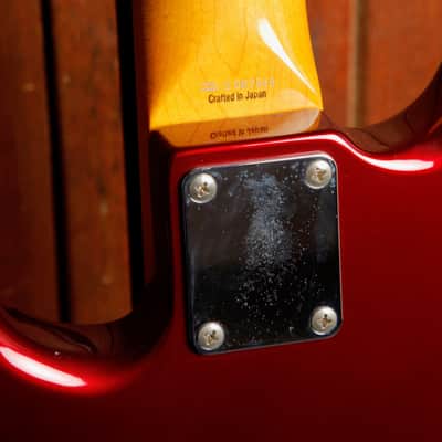 Fender Japan PB62-66DMC Precision Bass Old Candy Apple Red Bass Guitar Pre-Owned image 17