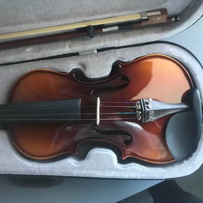 4/4 Rothenberg 1732 Stradavarious Replica Violin w/ Maple Flame Back and Sides + Bow and Case. Sale Benefits Music Ed Nonprofit! image 2
