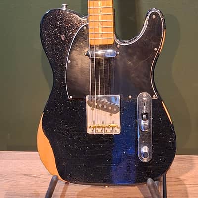 Fender Brad Paisley Road Worn Esquire - Black Sparkle image 2