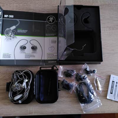 Mackie MP-360 In-Ear Monitors - 15 Ohms 2020 - Present - Clear image 2