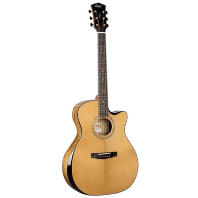 Cort Gold Edge Acoustic-Electric w/ Case, Grand Auditorium Torrefied Solid Spruce Top 1 3/4"(45mm) Nut, Mint image 22