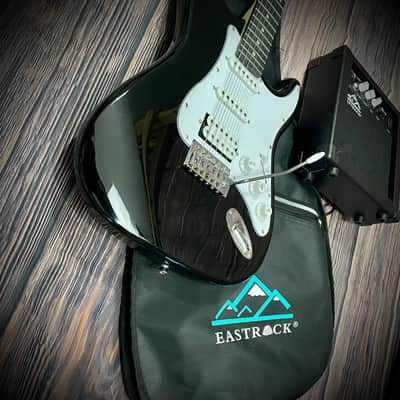 East Rock 39 inch Full Size Electric Guitar Kit for Beginner Starter with 10w Amplifier, Bag, image 3