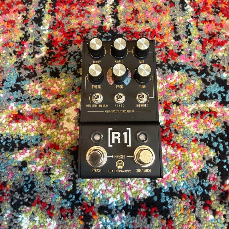 Walrus Audio Mako R1 High-Fidelity Stereo Reverb 2021 - 2024 - Black image 1