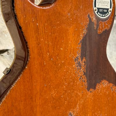 Gibson Custom Shop Made 2 Measure Murphy Lab '59 Les Paul Standard Murphy Painted Ultra Heavy Aged 2020s - Sunburst image 17