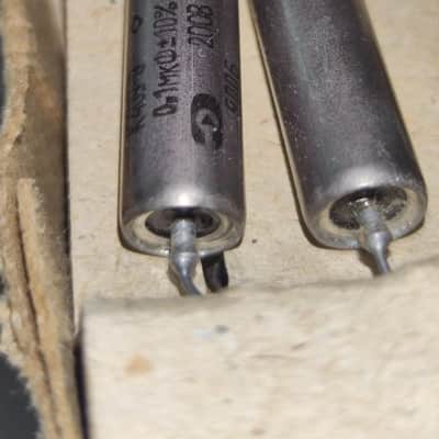 50pcs 0.1uF 200V K40Y-9 Vintage PIO guitar tone capacitors NOS Paper in Oil NIB image 5