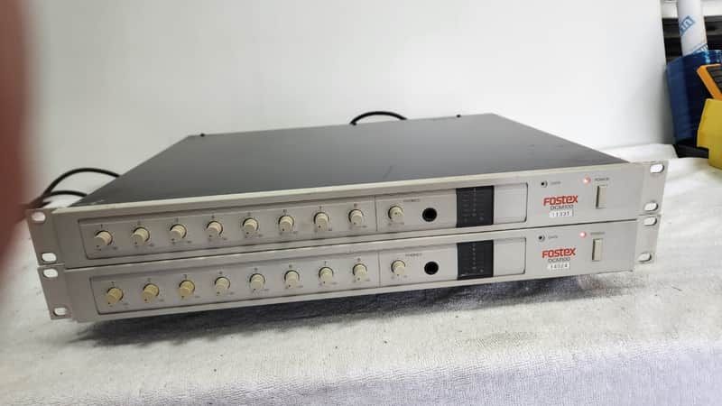 Fostex DCM100 , 8-Channel MIDI Controlled Rackmount Mixer Made In Japan image 1