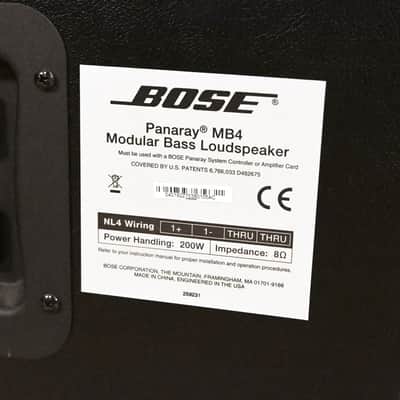 Bose Panaray MB4 Modular Bass Loudspeaker CG012EQ image 7