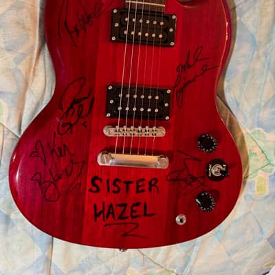 EPIPHONE Special Sg Electric Guitar autographed by Sister Hazel BAND image 2