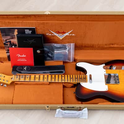 Fender Custom Shop '58 Telecaster Journeyman Relic Sunburst w/ V Neck, Figured Ash Body image 17