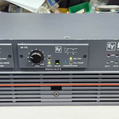 Electro Voice P1202 Power Amplifier + 2 x M115 Module In good condition Made in Germany image 4