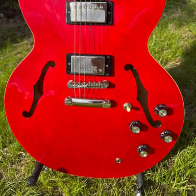 Epiphone “Inspired By Gibson” ES-335 (July 2023) Cherry (Frets Levelled, Crowned,& Polished, Full Set Up) image 6