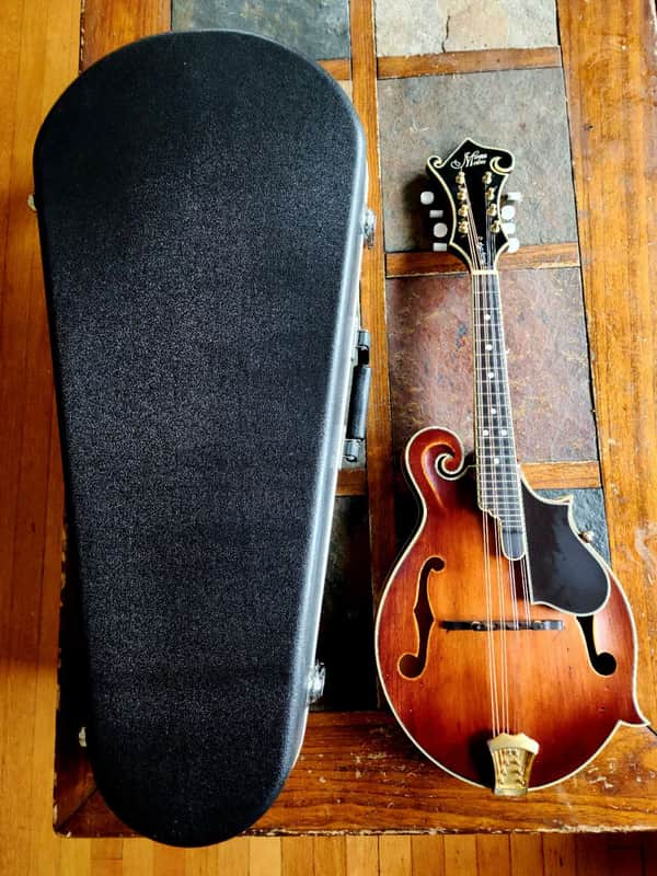 Morgan Monroe Rocky Top MDM-1 F-style mandolin w/hsc + extras - natural/relic image 1