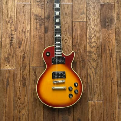 Vintage 1970s Greco EG 480 Electric Guitar LP Custom Burst Maxon Pickups les paul image 2