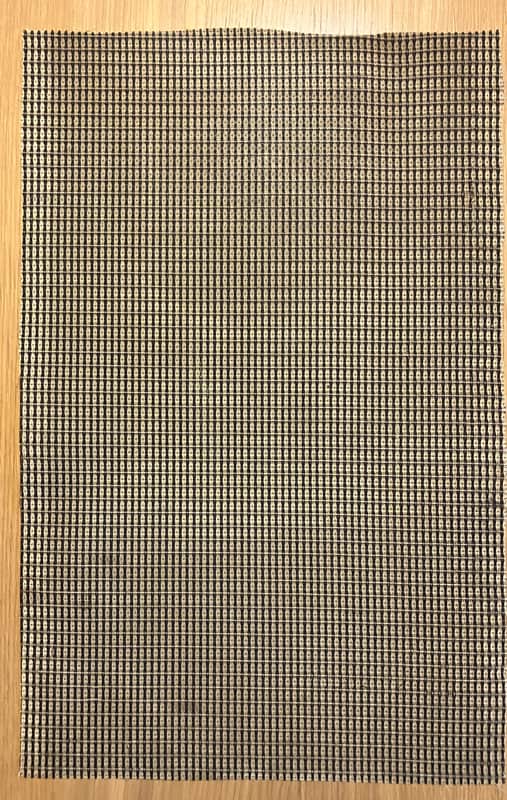 Vintage Carlsbro Amplifier/Speaker Cabinet Grille Cloth - 56cm x 36cm (approx) image 1
