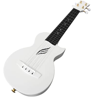Carbon Fiber Ukulele Soprano ENYA NOVA U MINI White With Bag image 3