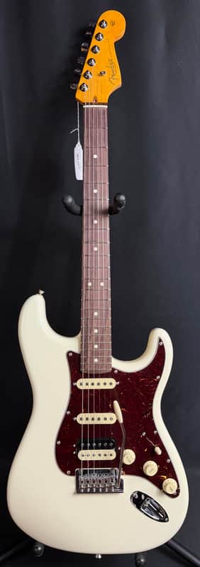 Fender American Professional II Stratocaster HSS Electric Guitar Olympic White w/ OHSC image 1