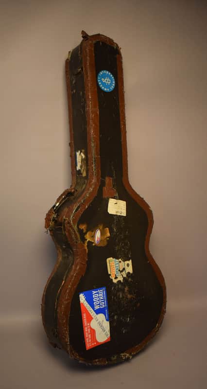 c.1960's Guild Dreadnought Hardshell Case Faux Alligator image 1