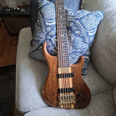 Alembic Europa 6-String Bass 1992 - Walnut Top image 3