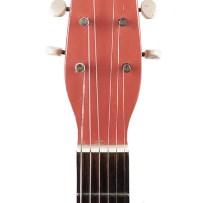 1956 Silvertone Danelectro U2 Peanut Coral image 3