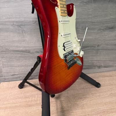 Fender Standard Stratocaster HSS Plus Top w/ Floyd Rose Cherry Guitar #2954 image 2