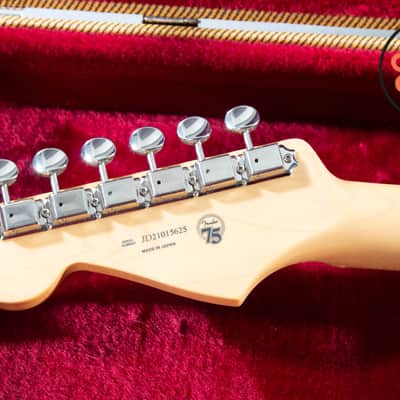2021 Fender MIJ Japan Hybrid II Stratocaster Flamingo Pink w/ Tweed HSC image 8