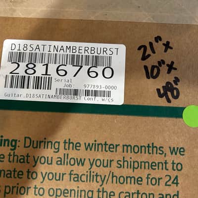 Martin  D-18 Satin Amberburst - 4lbs. 3.6oz /s#2816760 image 12