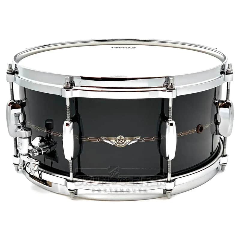 Tama Star Bubinga Snare Drum 14x6.5 Smoky Black image 1