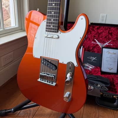 2025 Fender Custom Shop Telecaster W25 Custom Deluxe NOS Limited Edition - Fire Mist Orange image 3