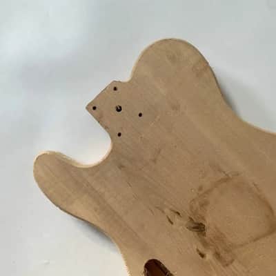 Solid Basswood Telecaster Tele Style Unfinished Guitar Body with P90s Pickup image 6
