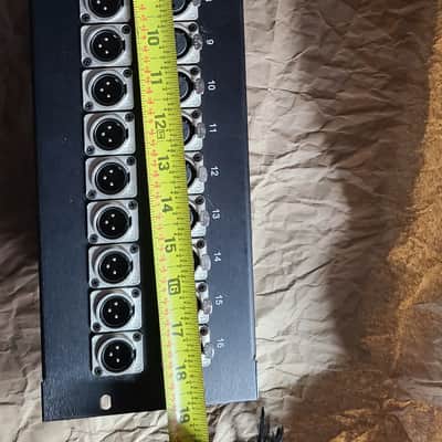 Whirlwind XLR Patch Panel With Back Box and Hubbell Kellems Strain Relief Grip image 21