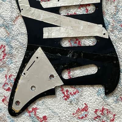 1973 1974 1975 1976 Fender Stratocaster guitar pickguard black image 3