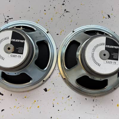 Celestion T3760 G12T-75 12" 75-Watt 16 Ohm Replacement Speaker 2010s - Silver image 1