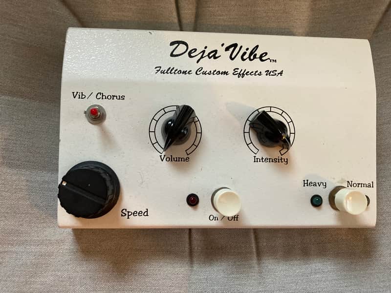 early Fulltone Deja Vibe, Serial 230! October 1995, Very Good Condition with Power Supply image 1
