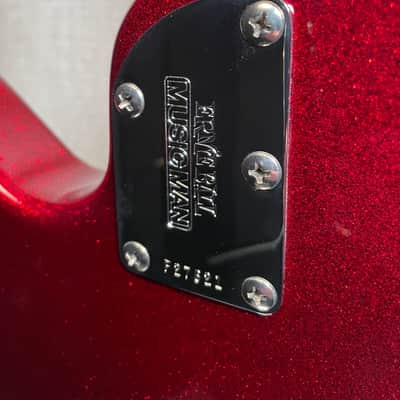 Used 2010 Music Man Ball Family Reserve Custom Big AL S-S  Red Sparkle w/case TSS1083 image 12