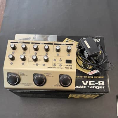 Boss VE-8 Acoustic Singer Pre-Amp In Original Box 2016 - Present - White image 1
