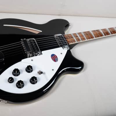 Rickenbacker 360 Semi-Hollow Electric Guitar | Jetglo | Brand New | $95 Worldwide Shipping! image 9