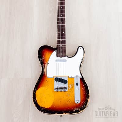 2023 Fender Custom Shop Limited Edition ‘59 Telecaster Custom Super Heavy Relic Sunburst image 2