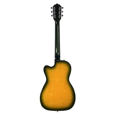 Airline Guitars Tuxedo Dragonburst Flame image 7
