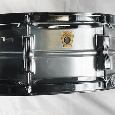 Vintage 63-65 Ludwig No. 404 Acrolite Snare Drum Small Keystone #96514 image 7