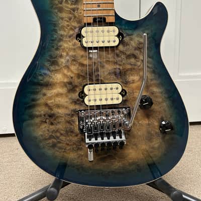 EVH Wolfgang WG Special QM with Baked Maple Neck - Indigo Burst image 2