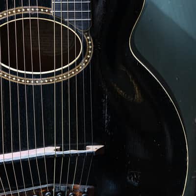 1914 Gibson Style U Harp Guitar image 10
