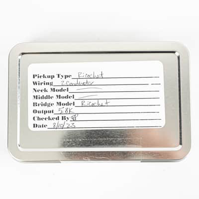 Porter Pickups - Ricochet Bridge Pickup for Electric Guitar - Raw Nickel image 2